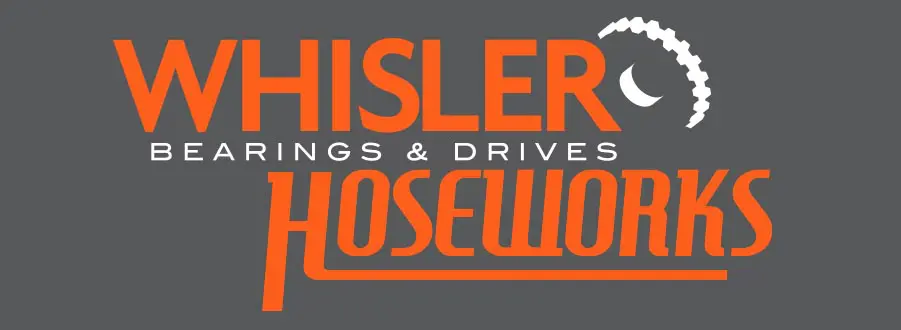 A gray background with orange lettering that reads hisler 's hosework.