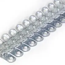 A close up of the bottom of a chain