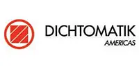 A black and white image of the dichtomatic logo.