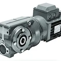 A close up of an electric motor with the gearbox