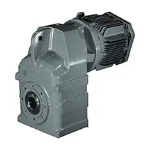 A gray motor with a black and white image