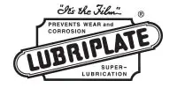 A black and white image of an advertisement for lubriplate.