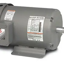 A close up of an electric motor on a stand