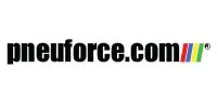 A black and white image of the uforce. Com logo