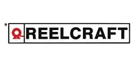 A black and white picture of the reelcraft logo.