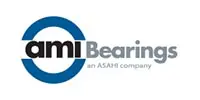 A logo of ami bearing company