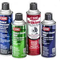 A group of different types of spray paint.