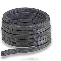 A roll of black rope is shown.