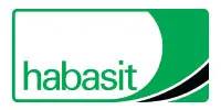 A green and white logo for abasit