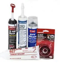 A group of different types of adhesives and sealants.